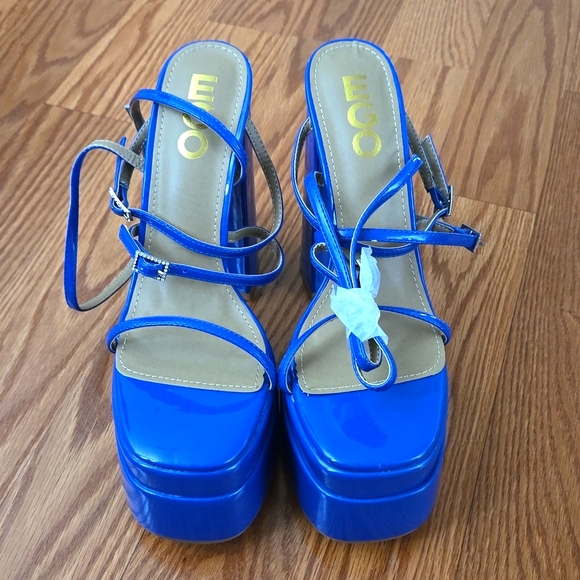 EGO Mavery Strappy Platform Heel Sandals - Picture 5 of 15